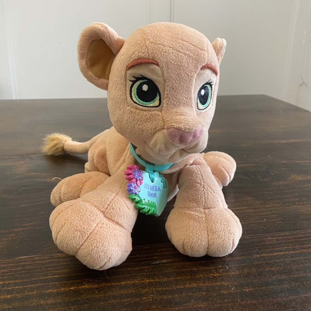 Vintage Disney Lion King‎ Sweetheart Nala Plush Hasbro 2002 Simba Best Charm 10"